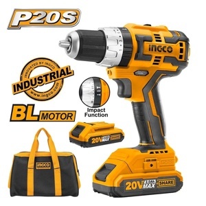 Máy khoan búa (không chổi than) dùng pin Ingco CIDLI20608