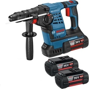 Máy khoan búa kiểu xoay pin 36V/4.0Ah mũi SDS plus Bosch 0611906003