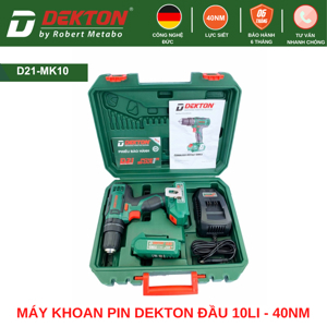 Máy khoan búa pin Dekton D21-MK10