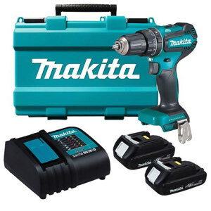 Máy khoan búa và vặn vít dùng pin Makita DHP485SFE