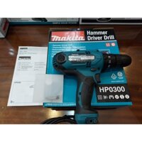Máy khoan búa và vặn vít Makita HP0300 - Hammer Driver Drill - 10MM/320W/1.3kg, 2 Tốc độ/20 Cấp trượt [Máy Chính Hãng]