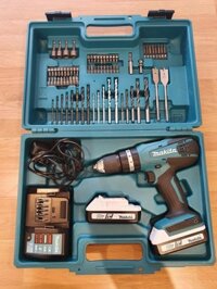 MÁY KHOAN BÚA VẶN VÍT DÙNG PIN 18V MAKITA HP457DWE10 - HÀNG CHÍNH HÃNG