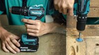 MÁY KHOAN BÚA VẶN VÍT DÙNG PIN BL18V 01 SẠC NHANH ,02 PIN 18V 5.0AH MAKITA DHP483RTE- HÀNG CHÍNH HÃNG