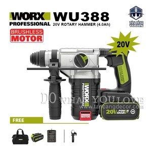Máy khoan búa Worx Green WU388