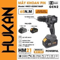 Máy khoan cầm tay bằng pin cao cấp 10mm (gen 2) HM21-G2MK1065P- Chính Hãng