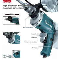 Máy khoan cầm tay chính hãng makita (MẪU 2023) Máy khoan điện Makita HP 1630 có khoan búa - khoang tường - máy đục bê tô
