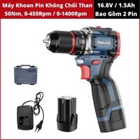 Máy Khoan Cầm Tay Không Chổi than Máy Khoan Pin Tốc Độ Đôi Máy Khoan Điện DIY Chuyên Nghiệp Bộ Máy Bắn Vít Cầm Tay