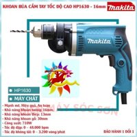 Máy khoan cầm tay, máy khoan điện mini Makita HP1630 chính hãng đa chức năng mini giá rẻ, ruột đồng 100%
