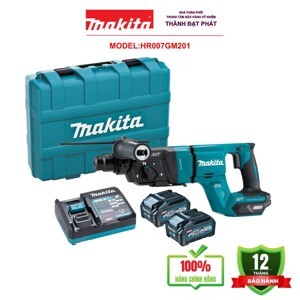 Máy khoan đa năng dùng pin 40V Makita HR007GM201
