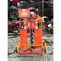 Máy Khoan đất đào hố Kawasaki 7hp khung giá đỡ chất lượng