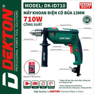 Máy khoan đầu cặp Dekton DK-ID710 - 710W