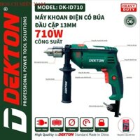 Máy Khoan Đầu Kẹp 13Ly Có Búa / Dekton DK-ID710 bos.ch miền nam