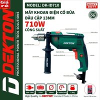 Máy khoan Dekton DK-ID710 đầu 13mm công suất 710W,chuyên khoan tường,sắt,gỗ,gạch,bê tông TOOLS GIÁ RẺ