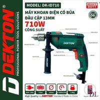 Máy khoan Dekton DK-ID710 đầu 13mm công suất 710W,chuyên khoan tường,sắt,gỗ,gạch,bê tông . SHOP SỈ LẺ MÁY MÓC