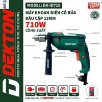 Máy khoan Dekton DK-ID710 đầu 13mm công suất 710W,chuyên khoan tường,sắt,gỗ,gạch,bê tông . THỢ MÁY