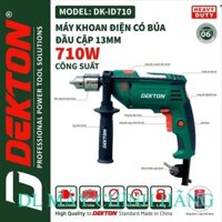 Máy khoan Dekton DK-ID710 đầu 13mm công suất 710W,chuyên khoan tường,sắt,gỗ,gạch,bê tông . DL MÁY CHÍNH HÃNG