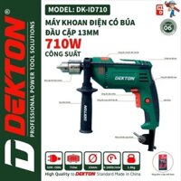 Máy khoan Dekton DK-ID710 đầu 13mm công suất 710W,chuyên khoan tường,sắt,gỗ,gạch,bê tông . Bán máy