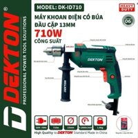 Máy khoan Dekton DK-ID710 đầu 13mm công suất 710W,chuyên khoan tường,sắt,gỗ,gạch,bê tông . AKUZA GIÁ SỈ
