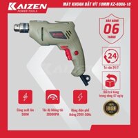 Máy khoan điện bắt vít KZ - 600A-10, đầu 10mm, điều chỉnh đảo chiều nhanh, chậm | Máy khoan điện Kaizen