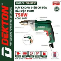 Máy khoan điện cầm tay Dekton DK-ID750 đầu 13mm,chuyên khoan sắt,gạch,gỗ,khoan cầm tay . MÁY CHIDNH HÃNG DL