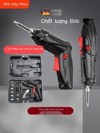 Máy khoan điện cầm tay hộ gia đình máy khoan tác động đến khẩu súng lục nhỏ khoan lithium công cụ đ