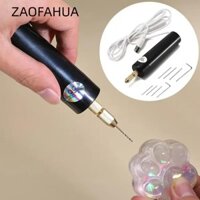 Máy khoan điện Mini ZAOFAHUA, Máy khoan điện USB cầm tay cầm tay, Bút khắc trang sức điện DIY bền bỉ Khắc gỗ thủ công