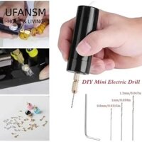 Máy khoan điện USB UFASM, Máy khoan điện Mini cầm tay cầm tay, Bút khắc trang sức điện DIY đa năng Khắc gỗ thủ công khắc