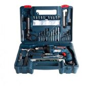 Máy khoan động lực 13mm 650W Bosch GSB13RE-SET 100  món (có vali)