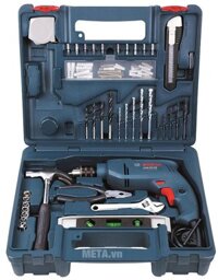 Máy khoan động lực Bosch GSB 550 RE – 06011A15K7 (Bộ Set 100 món)