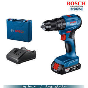 Máy khoan động lực dùng pin 18V Bosch GSB 185-LI (1 pin)