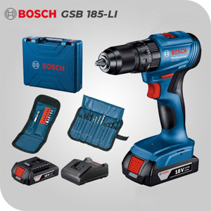 Máy khoan động lực dùng pin 18V Bosch GSB 185-LI Solo