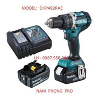 Máy khoan động lực dùng pin 18V Makita DHP482RAE