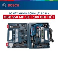 MÁY KHOAN ĐỘNG LỰC GSB 550 SET 100 MÓN BOSCH