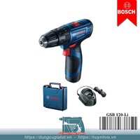 Máy khoan động lực pin 12V Bosch GSB 120-LI GEN II (1 Pin 2.0Ah, 1 Sạc GAL1210CV, valy nhựa)