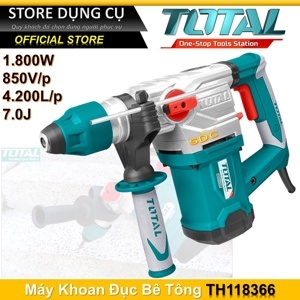 Máy khoan đục bê tông Total TH118366 1800W
