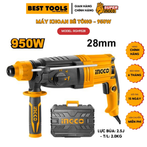 Máy khoan đục Ingco RGH9528