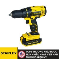 Máy khoan dùng pin 12mm 18V Stanley SCD20C2