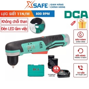 Máy khoan góc dùng pin DCA ADJZ14-10, 12V
