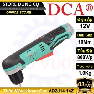Máy khoan góc Pin 12V DCA ADJZ14-10Z