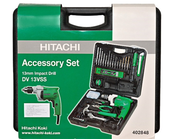 Máy khoan Hitachi DV13VSS 13mm set