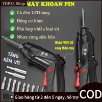 Máy khoan không dây Pick Máy khoan không dây Máy khoan điện cầm tay 1800MAh với 90 chiếc ° Xoay