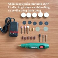 MÁY KHOAN MÀI KHẮC MINI ĐA NĂNG kèm bộ phụ kiện 25SP K001 -PK001 khoan cắt gỗ cắt nhựa, cắt nhôm