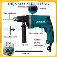 Máy khoan MAKITA HP 1630 bê tông điện cầm tay đa chức năng đục tường bê tông giá rẻ