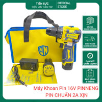 Máy Khoan Pin 16,8V PINNENG Không Chổi Than Đầu Kẹp Autolook 10mm Hàng Nội Địa Trung