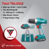 Máy khoan PIN 16.8V Total TDLI1612