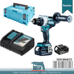 Máy khoan pin 18V Makita DDF486RTE