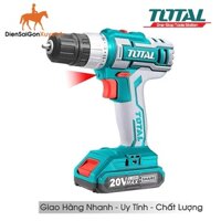 Máy Khoan Pin 20V - Máy khoan pin cầm tay 20V Total TDLI20011, hai tốc độ - Điện Sài Gòn Xuyên Á