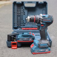 Máy Khoan pin Boshun BS-1065BL - Khoan pin 3 chức năng có búa tặng kèm bộ phụ kiện 28 chi tiết, autulock, Khoá TRục