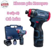 Máy khoan pin Chuyên vít Kampro 7028 có búa khoan tường 3 tốc độ pin 16.8v 4cell động cơ không than