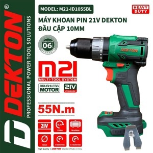 Máy khoan pin Dekon M21-ID1055BL